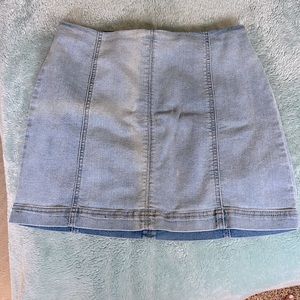 wild fable jean mini skirt size 10